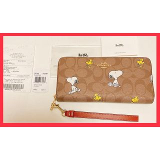 コーチ(COACH)の【コラボ】コーチxピーナッツ 長財布 CE705(財布)