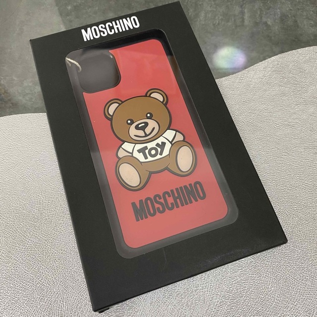 残１【新品】MOSCHINO モスキーノ 定番 テディ iPhoneケース くま