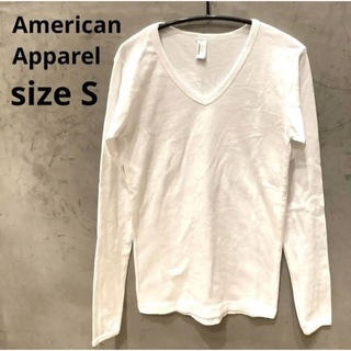 アメリカンアパレル(American Apparel)の新品送料込み　アメリカンアパレル　ロングTシャツ　ホワイト　S(Tシャツ(長袖/七分))