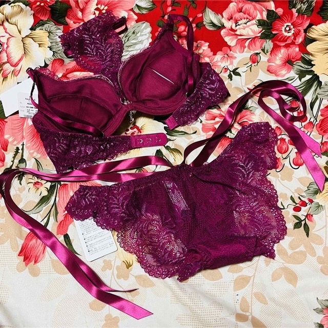 ☆Ravijour☆LINGERIEAM☆ブラショーツ☆パンツ下着☆サテンリボン-