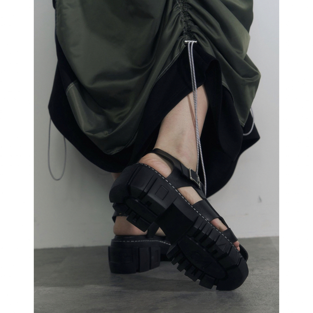 織り柄チェック UN3D.SOLE GURKHA SANDAL 38 新品 - 通販