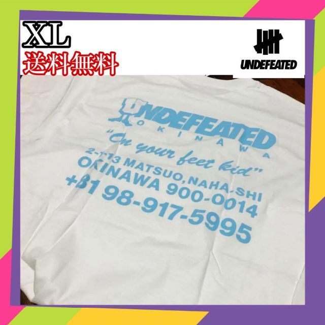 UNDEFEATED(アンディフィーテッド)のUNDEFEATED Okinawa 限定 Tee 沖縄 白 XL メンズのトップス(Tシャツ/カットソー(半袖/袖なし))の商品写真