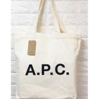 A.P.C - APC　トートバッグ　デニム　ホワイト