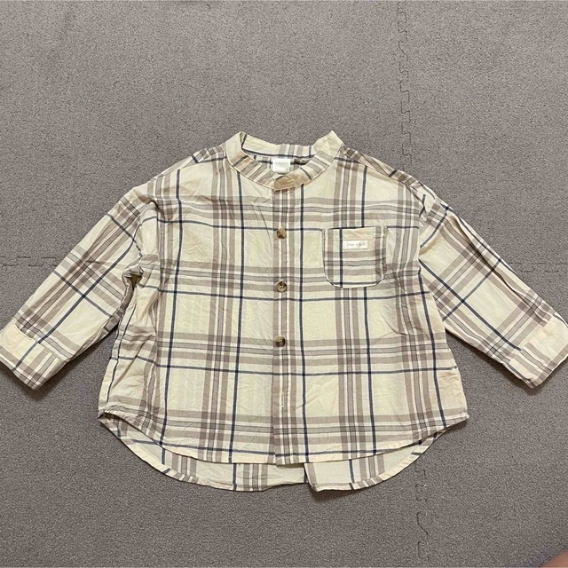 tete a tete(テータテート)のテータテート  チェックシャツ　95 キッズ/ベビー/マタニティのキッズ服男の子用(90cm~)(Tシャツ/カットソー)の商品写真
