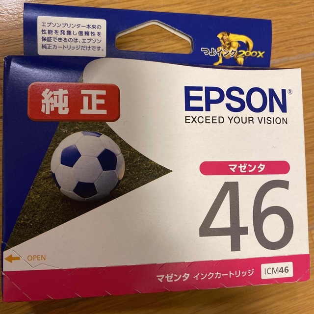 EPSON(エプソン)のEPSON インク  ICM46  マゼンタ インテリア/住まい/日用品のオフィス用品(その他)の商品写真