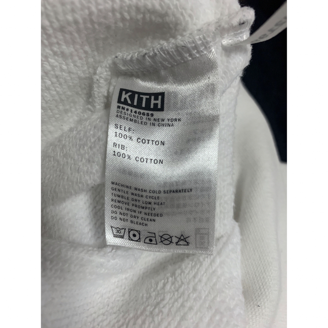 KITH GEO COLOR CREWNECK WHITE Mサイズ