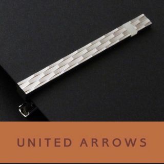 ユナイテッドアローズ(UNITED ARROWS)の4003◆ユナイテッドアローズ◆ネクタイピン◆シルバー×白蝶貝◆タイピン◆新品(ネクタイピン)