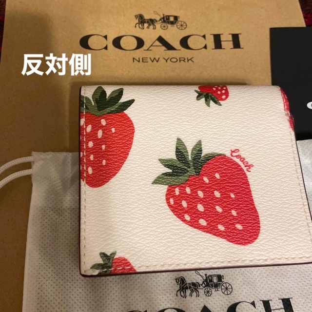 COACH コーチ ストロベリー2つ折財布【新品】 1