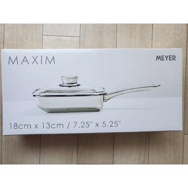 新品 MEYER マキシムSS 蓋付エッグパン18×13 マイヤー MAXIM