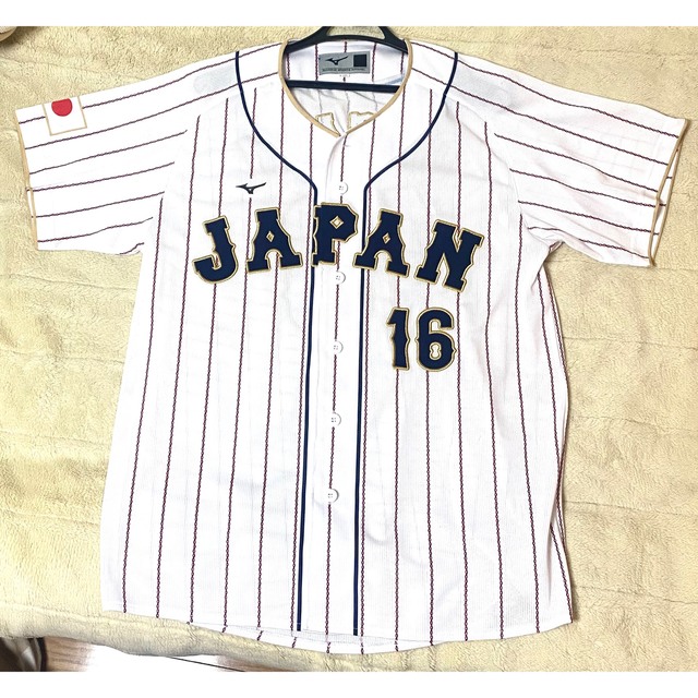 2023 WBC レプリカ ユニフォーム ホーム L 16 大谷 翔平 中古 新入荷