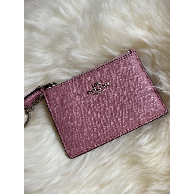 COACH(コーチ)のCOACH カードケース コインケース ピンク レディースのファッション小物(パスケース/IDカードホルダー)の商品写真