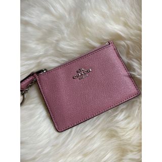 コーチ(COACH)のCOACH カードケース コインケース ピンク(パスケース/IDカードホルダー)