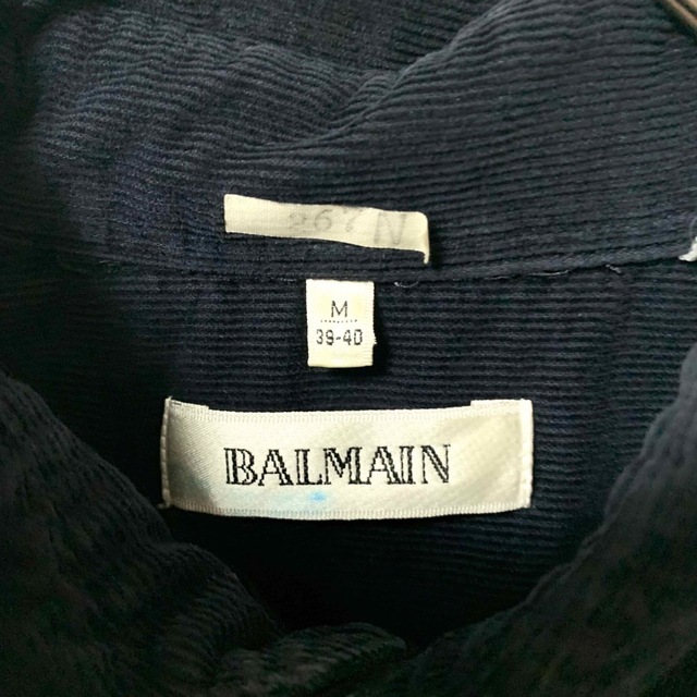 BALMAIN(バルマン)のBALMAIN コーデュロイ 長袖シャツ ワークシャツ ワークシャツ 古着 メンズのトップス(シャツ)の商品写真