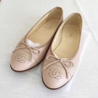 シャネル(CHANEL)の【正規品】CHANEL バレエシューズ 36.5サイズ(バレエシューズ)