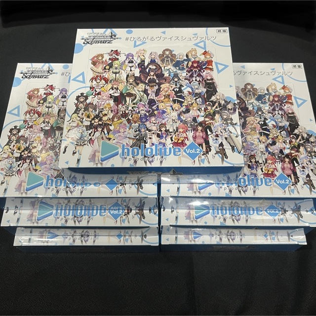 ヴァイスシュヴァルツ ホロライブVol.2 4BOX シュリンク付き ヴァイスシュヴァルツ