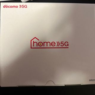 エヌティティドコモ(NTTdocomo)のSHARP home 5G HR01 ダークグレー(PC周辺機器)