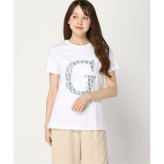 ゲス(GUESS)の【ホワイト(G011)】GUESS Tシャツ (W)Alethea Tee(カットソー(長袖/七分))