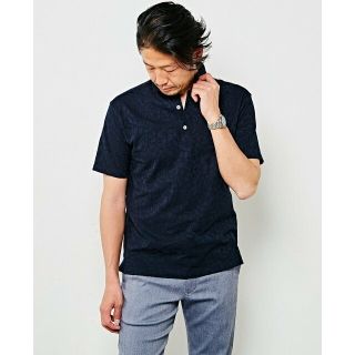 メンズメルローズ(MEN'S MELROSE)の【フラワー柄】【WEB限定】マルチパターンジャージホリゾンタルカラーポロシャツ(その他)