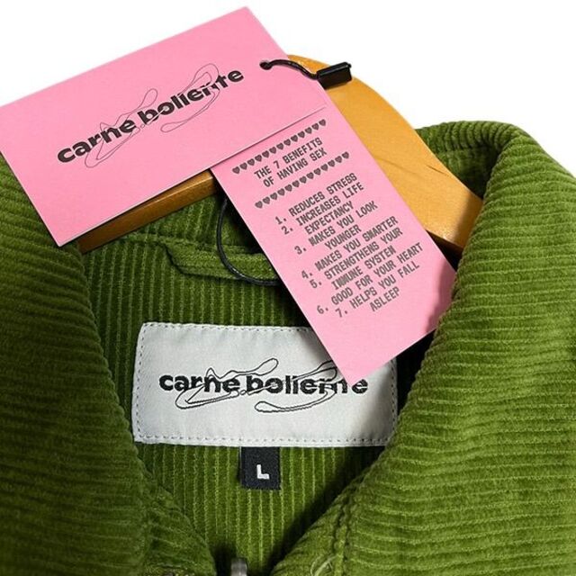 手数料安い 【新品】carne bollente 刺繍 コーデュロイ ブルゾン