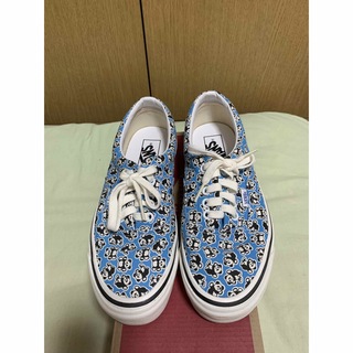 エラ(ERA（VANS）)のVANS スニーカー エラ ブルー系 パンダ柄 25cm(スニーカー)