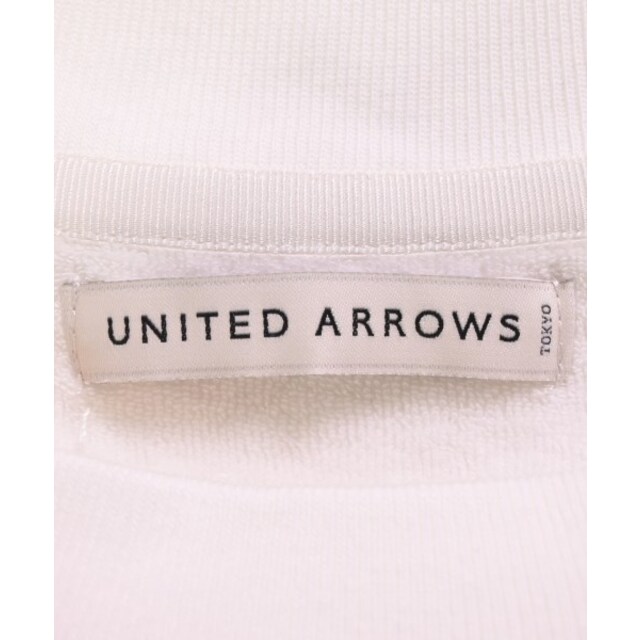 UNITED ARROWS(ユナイテッドアローズ)のUNITED ARROWS ユナイテッドアローズ スウェット M 白 【古着】【中古】 メンズのトップス(スウェット)の商品写真