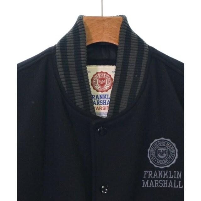 FRANKLIN&MARSHALL - FRANKLIN & MARSHALL スタジャン XS 黒 【古着