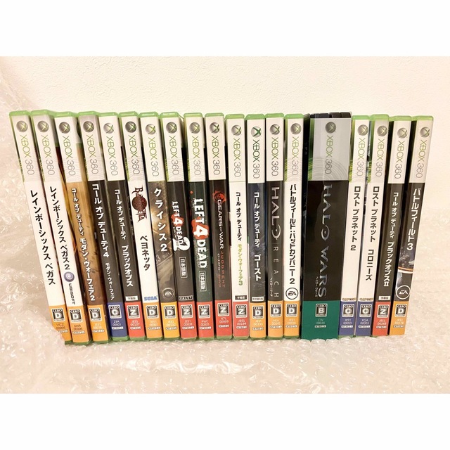 Xbox360(エックスボックス360)のXbox360 中古ソフト 19本セット まとめ売り エンタメ/ホビーのゲームソフト/ゲーム機本体(家庭用ゲームソフト)の商品写真