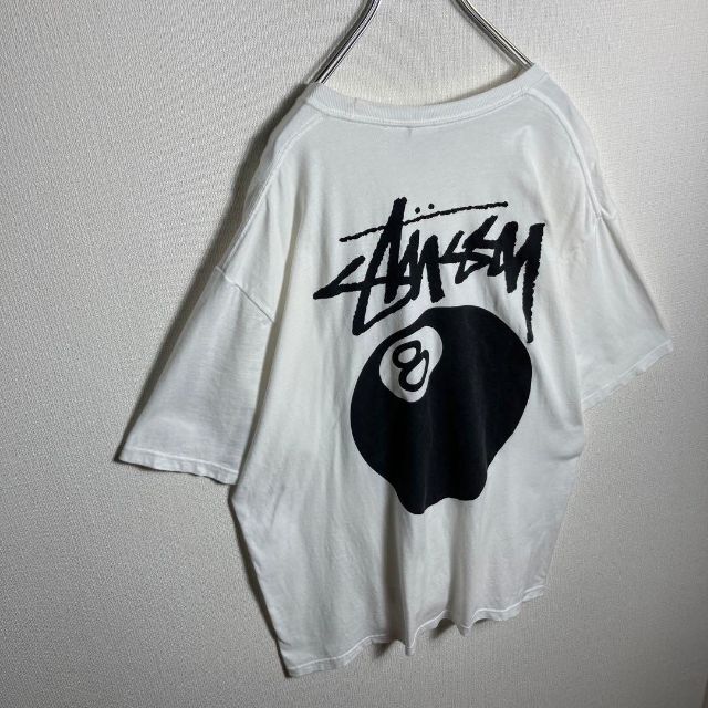 STUSSY   極美品ステューシー 8ボール 両面プリント 定番カラーT