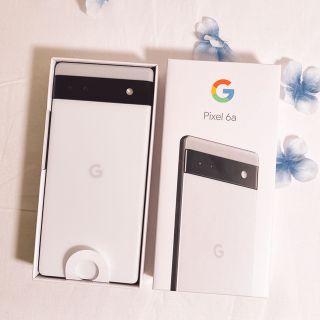 グーグルピクセル(Google Pixel)の新品Google Pixel 6a 128GB SIMフリーchalk ホワイト(スマートフォン本体)