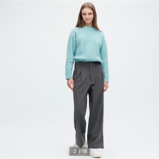 ユニクロ(UNIQLO)のUNIQLO ユニクロ　タックワイドパンツ　W62.5(その他)