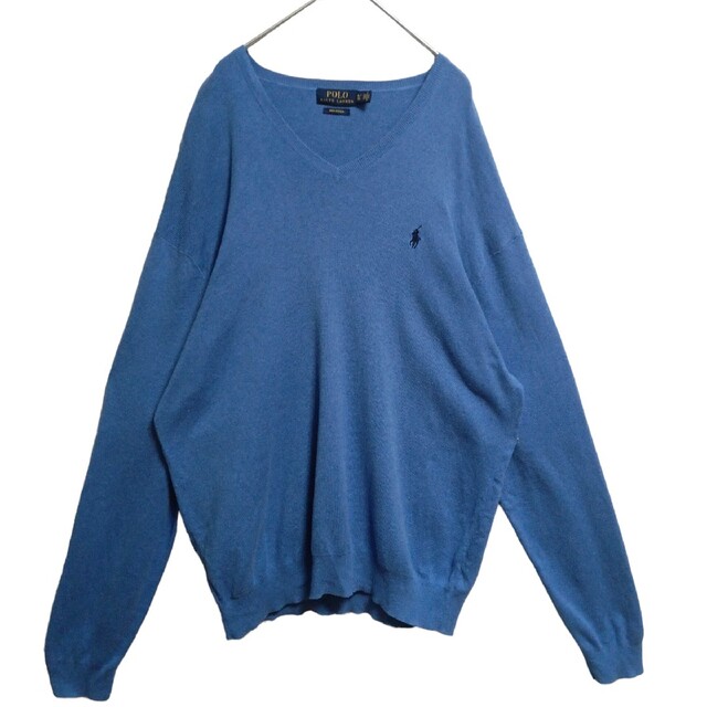 POLO RALPH LAUREN - 90S ポロラルフローレン Vネック ニット POLO RALPH LAUREN - 90S ポロラルフローレン Vネック ニット