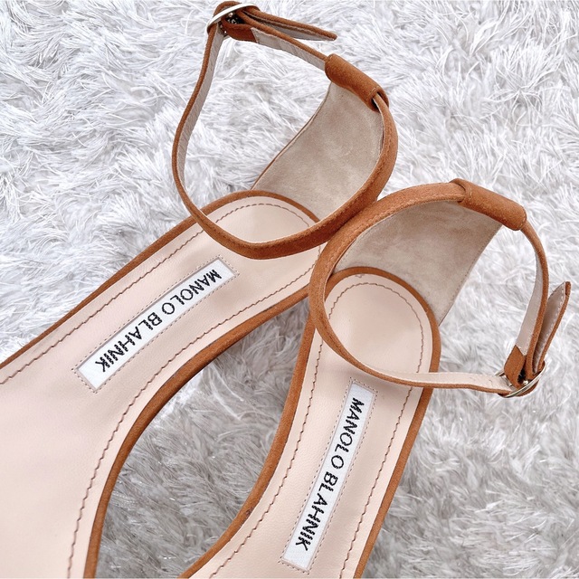 MANOLO BLAHNIK(マノロブラニク)のMANOLO BLAHNIK マノロブラニク　カオス　ストラップサンダル　未使用 レディースの靴/シューズ(サンダル)の商品写真