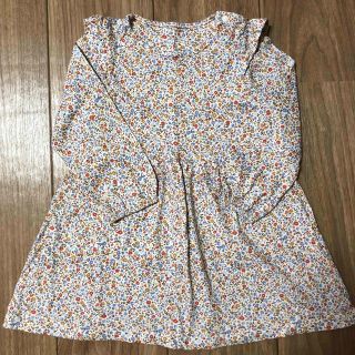 ユニクロ(UNIQLO)のユニクロ☆小さな花柄ワンピース　90(ワンピース)