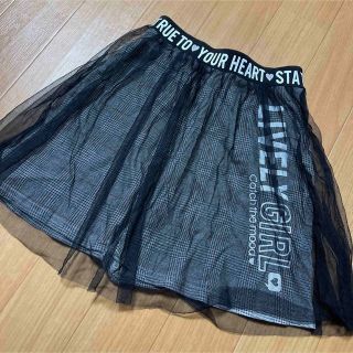 シマムラ(しまむら)の【新品】透け感シアースカート140㌢(スカート)