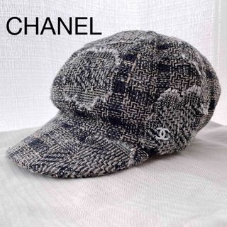 シャネル(CHANEL)のCHANEL シャネル　ツイード　キャスケット　キャップ　ハット　ココマーク　帽(キャスケット)