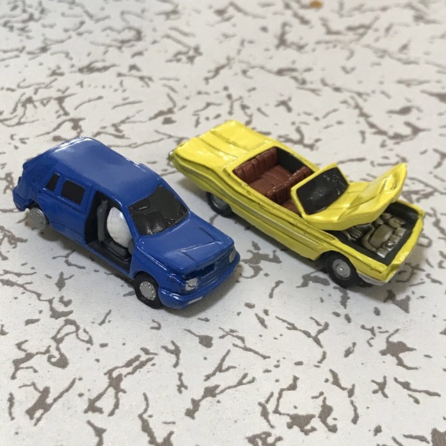 廃車コレクション 2種セット エンタメ/ホビーのおもちゃ/ぬいぐるみ(ミニカー)の商品写真