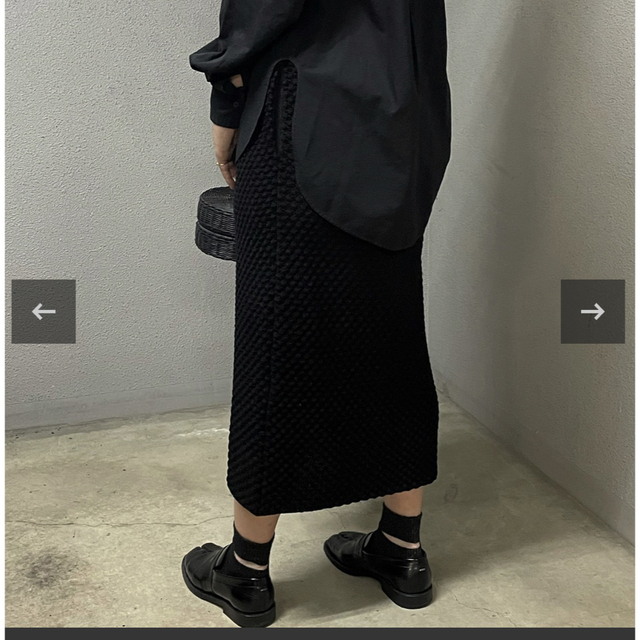 Maco  poco skirt ブラック レディースのスカート(ロングスカート)の商品写真