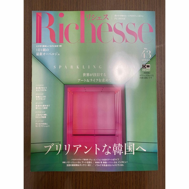 未読 リシェス エンタメ/ホビーの雑誌(ファッション)の商品写真