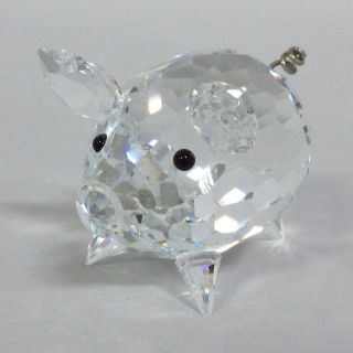 スワロフスキー(SWAROVSKI)のスワロフスキー 小物美品  - 置物/ブタ(その他)