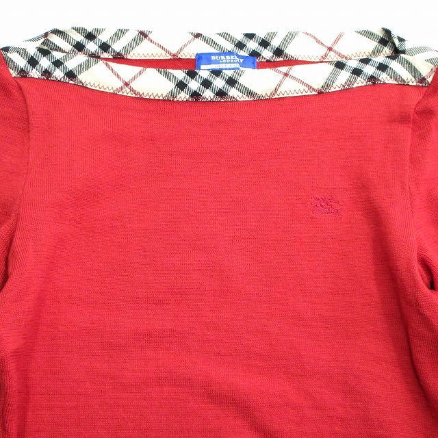 NEW BURBERRY ノバチェック ニット セーター 七分丈 Mの通販 by りゆ's