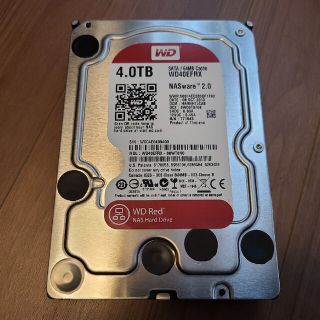 WD Red WD40EFRX 4TB HDD(PCパーツ)