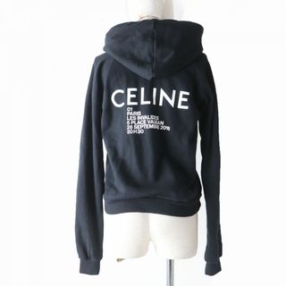 最終値下げ CELINE スウェットパーカー　サイズM ブラック