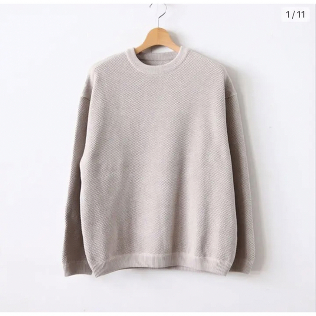 トップスcrepuscule  MOSS STITCH P/O  [1803ー001]