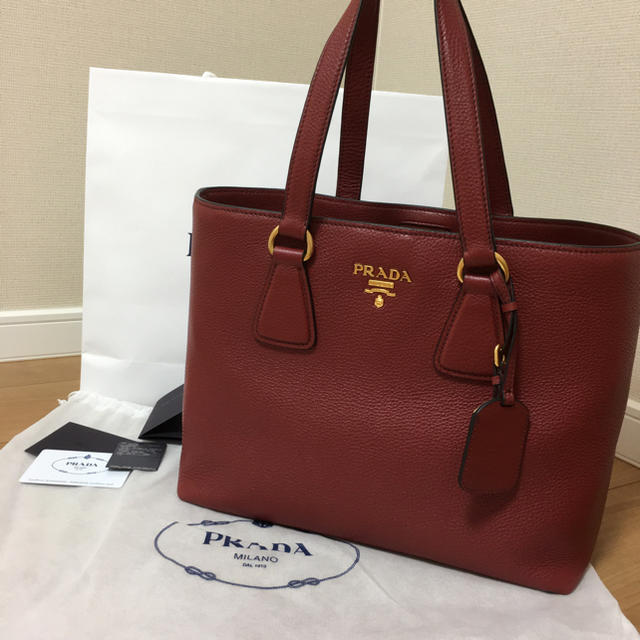 PRADA - 専用7月11♡新品PRADAトートバッグ ショルダー カナパ レザー A4 完売の通販 by maison_H_buyer🍊