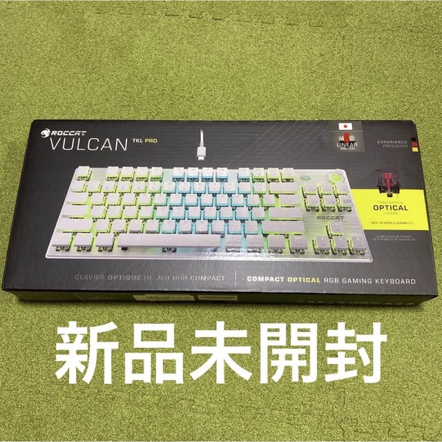 ROCCAT VULCAN TKL Pro キーボード 光学 日本語 ホワイト