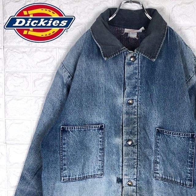 Dickies - ディッキーズ デニムカバーオール ワークジャケット ビッグ