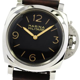 パネライ(PANERAI)のパネライ PANERAI PAM00673 ルミノール1950 マリーナミリターレ 3デイズ 手巻き メンズ _738493(腕時計(アナログ))