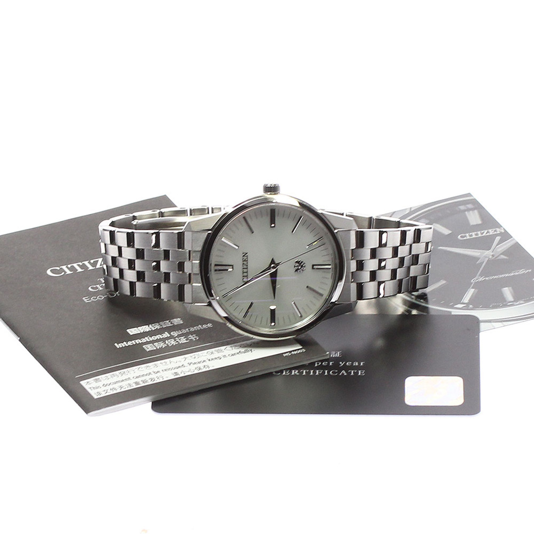 シチズン CITIZEN AQ6100-56A/0100-T026460 ザ・シチズン 特定店限定モデル ソーラー メンズ 良品 海外で買 腕時計(アナログ) 