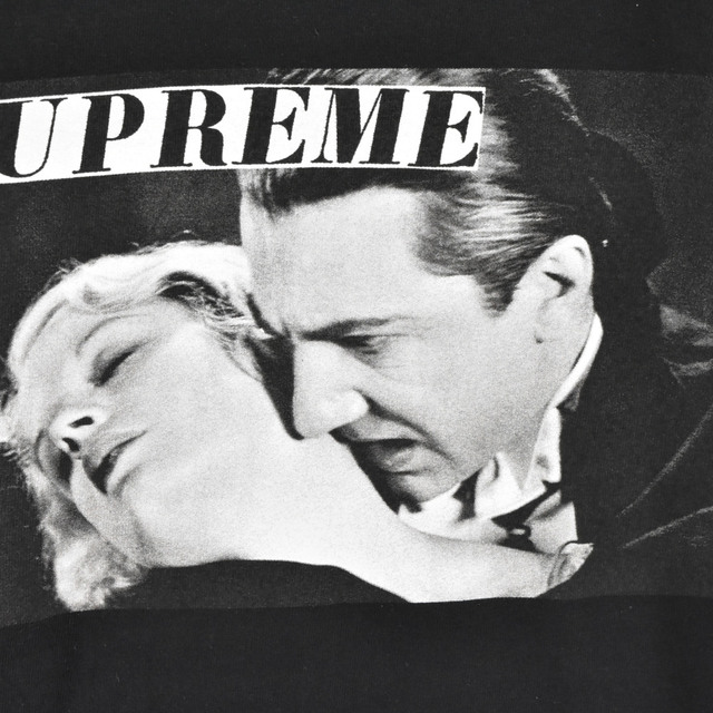 Supreme 2019SS Bela Lugosi Tee シュプリーム ベラルゴシTシャツ 半袖カットソー フォトプリント ドラキュラ ルゴシ・ベーラ ブラック サイズM【210415】【新古品】【me04】