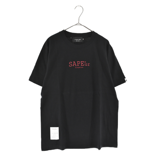 SAPEur サプール RODMAN S/S Tee ロッドマン バックプリント 半袖Tシャツ ブラック